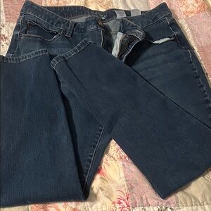 Time and Tru Dark Blue Straight Leg Jeans